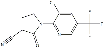  1-[3-chloro-5-(trifluoromethyl)-2-pyridinyl]-2-oxo-3-pyrrolidinecarbonitrile