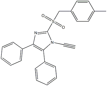 1-ethynyl-4,5-diphenyl-1H-imidazol-2-yl 4-methylbenzyl sulfone