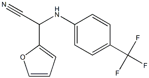 2-(2-furyl)-2-[4-(trifluoromethyl)anilino]acetonitrile|