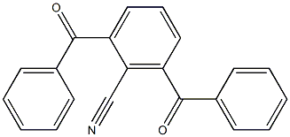 2,6-dibenzoylbenzenecarbonitrile Struktur