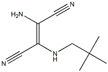 2-amino-3-(neopentylamino)but-2-enedinitrile 结构式