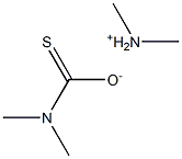 dimethylammonium (dimethylamino)methanethioate Struktur