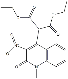 diethyl 2-(1-methyl-3-nitro-2-oxo-1,2-dihydroquinolin-4-yl)malonate