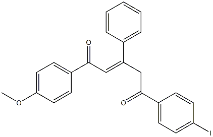 5-(4-iodophenyl)-1-(4-methoxyphenyl)-3-phenylpent-2-ene-1,5-dione