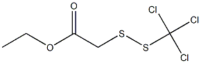 (Trichloromethyl)carbethoxymethyldisulphide Struktur