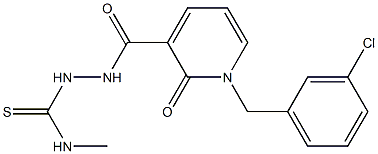 2-{[1-(3-chlorobenzyl)-2-oxo-1,2-dihydro-3-pyridinyl]carbonyl}-N-methyl-1-hydrazinecarbothioamide