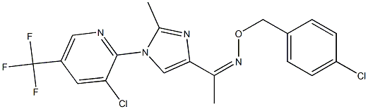 1-{1-[3-chloro-5-(trifluoromethyl)-2-pyridinyl]-2-methyl-1H-imidazol-4-yl}-1-ethanone O-(4-chlorobenzyl)oxime