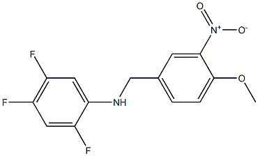 2,4,5-trifluoro-N-(4-methoxy-3-nitrobenzyl)aniline