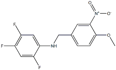 2,4,5-trifluoro-N-(4-methoxy-3-nitrobenzyl)aniline|