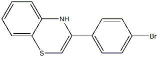3-(4-ブロモフェニル)-4H-1,4-ベンゾチアジン 化学構造式