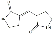 3-[(2-oxotetrahydro-1H-pyrrol-3-yl)methylene]-2-pyrrolidinone Structure