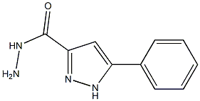 5-phenyl-1H-pyrazole-3-carbohydrazide Struktur