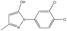 1-(3,4-dichlorophenyl)-3-methyl-1H-pyrazol-5-ol Structure