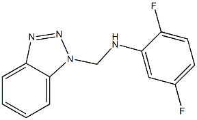 N1-(1H-1,2,3-benzotriazol-1-ylmethyl)-2,5-difluoroaniline Structure