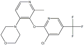 4-(3-{[3-chloro-5-(trifluoromethyl)-2-pyridinyl]oxy}-2-methyl-4-pyridinyl)morpholine