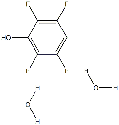 2,3,5,6-tetrafluorophenol dihydrate Structure