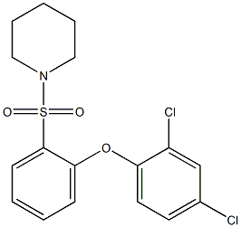 1-{[2-(2,4-dichlorophenoxy)phenyl]sulfonyl}piperidine