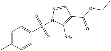 ethyl 5-amino-1-[(4-methylphenyl)sulfonyl]-1H-pyrazole-4-carboxylate Structure