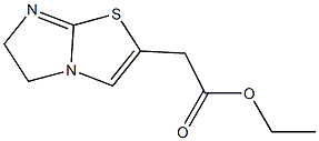 ethyl 2-(5,6-dihydroimidazo[2,1-b][1,3]thiazol-2-yl)acetate Struktur