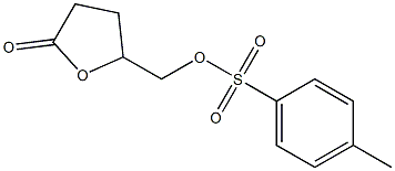 (5-oxotetrahydrofuran-2-yl)methyl 4-methylbenzene-1-sulfonate 化学構造式