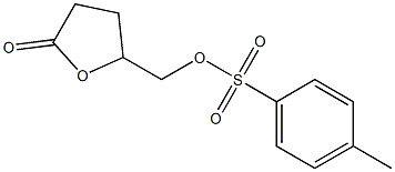 (5-oxotetrahydrofuran-2-yl)methyl 4-methylbenzene-1-sulfonate,,结构式