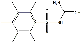{[amino(imino)methyl]amino}(dioxo)(2,3,4,5,6-pentamethylphenyl)-lambda~6~-sulfane 结构式