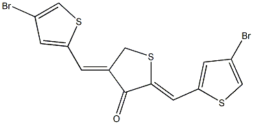 2,4-di[(4-bromo-2-thienyl)methylidene]tetrahydrothiophen-3-one