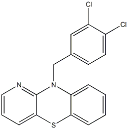 10-(3,4-dichlorobenzyl)-10H-pyrido[3,2-b][1,4]benzothiazine Structure