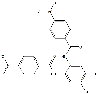 N-{5-chloro-4-fluoro-2-[(4-nitrobenzoyl)amino]phenyl}-4-nitrobenzamide