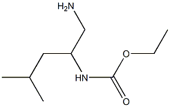 ethyl 1-(aminomethyl)-3-methylbutylcarbamate Structure