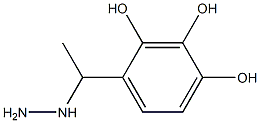 1-(1-(2,3,4-trihydroxyphenyl)ethyl)hydrazine Structure