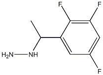 1-(1-(2,3,5-trifluorophenyl)ethyl)hydrazine,,结构式
