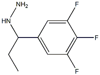 1-(1-(3,4,5-trifluorophenyl)propyl)hydrazine Structure