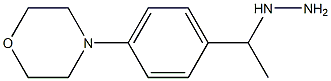 1-(1-(4-morpholinophenyl)ethyl)hydrazine