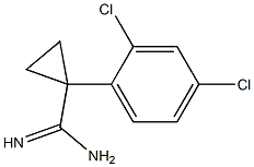 1-(2,4-dichlorophenyl)cyclopropanecarboxamidine Struktur