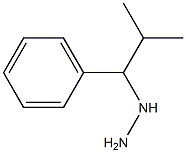 1-(2-methyl-1-phenylpropyl)hydrazine Struktur
