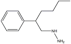 1-(2-phenylhexyl)hydrazine Struktur