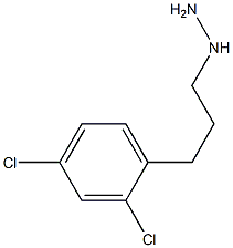 1-(3-(2,4-dichlorophenyl)propyl)hydrazine Structure