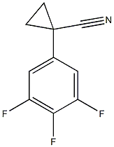 1-(3,4,5-trifluorophenyl)cyclopropanecarbonitrile Structure