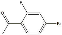 1-(4-bromo-2-fluorophenyl)ethanone 化学構造式