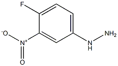 1-(4-fluoro-3-nitrophenyl)hydrazine 结构式