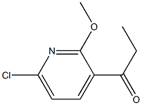  1-(6-chloro-2-methoxypyridin-3-yl)propan-1-one