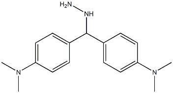 1-(bis(4dimethylaminophenyl)methyl)hydrazine,,结构式