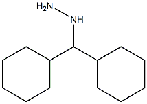 1-(dicyclohexylmethyl)hydrazine,,结构式