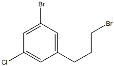 1-bromo-3-(3-bromopropyl)-5-chlorobenzene,,结构式