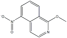 1-methoxy-5-nitroisoquinoline Struktur