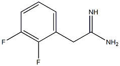 2-(2,3-difluorophenyl)acetamidine 化学構造式