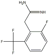 2-(2-fluoro-6-(trifluoromethyl)phenyl)acetamidine 结构式