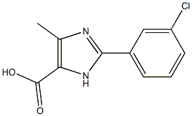 2-(3-CHLOROPHENYL)-5-METHYL-3H-IMIDAZOLE-4-CARBOXYLIC ACID