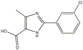 2-(3-CHLOROPHENYL)-5-METHYL-3H-IMIDAZOLE-4-CARBOXYLIC ACID|